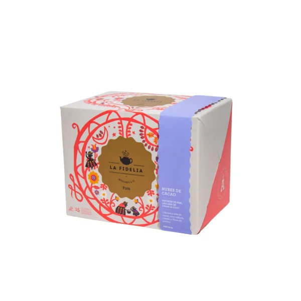 ANCESTRAL NUBES DE CACAO CAJA X15 UNID 60 GR LA FIDELIA