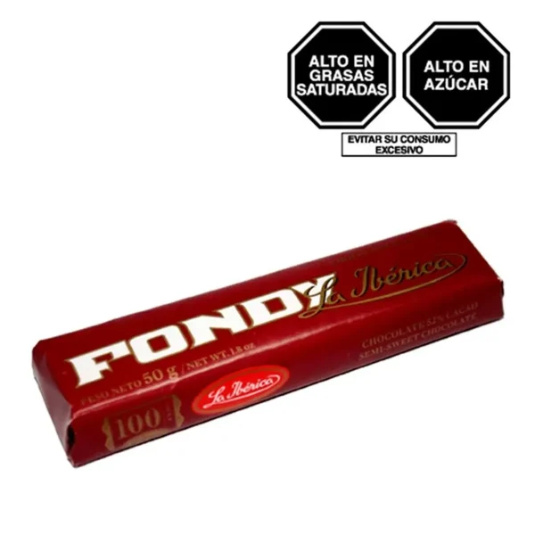BARRA FONDY DARK 50 GR LA IBERICA