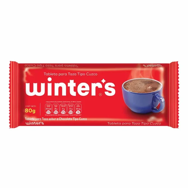 WINTERS TABLETA TAZA 80 GR WINTERS
