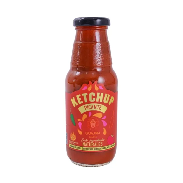 SALSA CON INGREDIENTES NATURALES PICANTE 330 GR GUAJIRA
