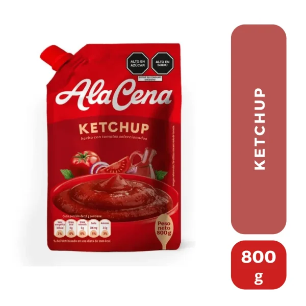 SALSA KETCHUP 800 GR ALACENA