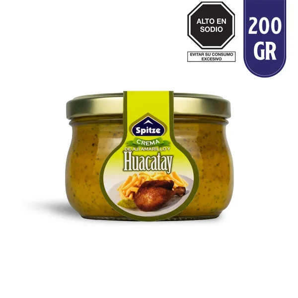 CREMA DE AJI AMARILLO CON HUACATAY 200 GR SPITZE