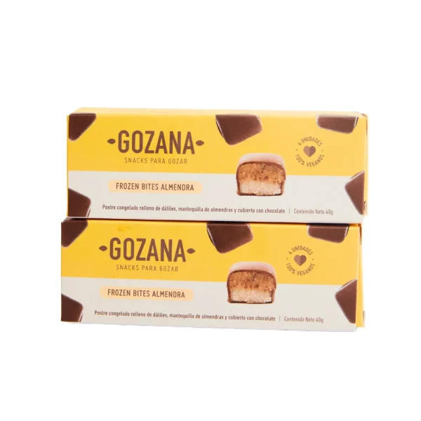 FROZEN BITE ALMENDRA X4  BITES 64 GR GOZANA