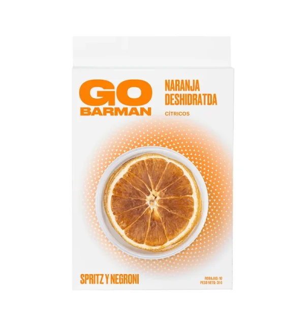 NARANJA DESHIDRATADA X10 UNID 60 GR GO BARMAN