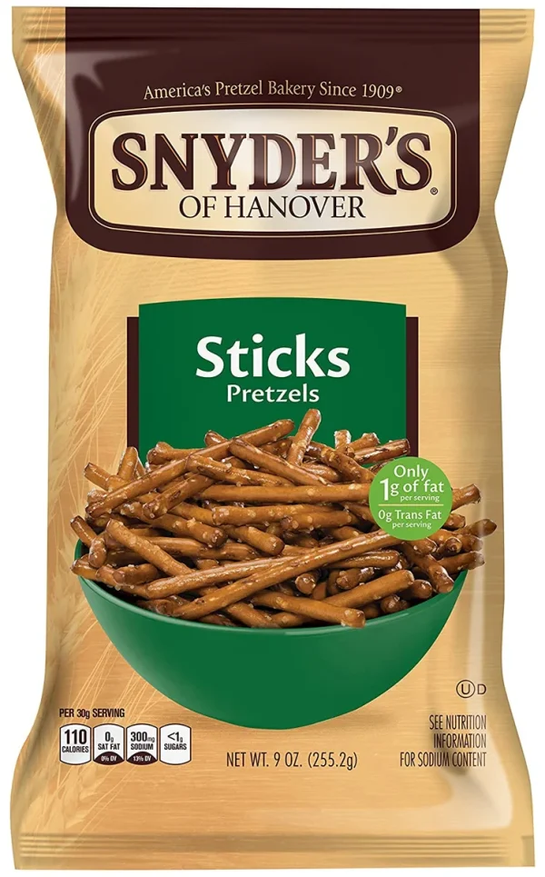 STICKS PRETZELS 9 OZ SNYDERS