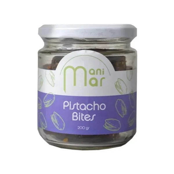 PISTACHOS BITES FRASCO 200 GR MANIMAR