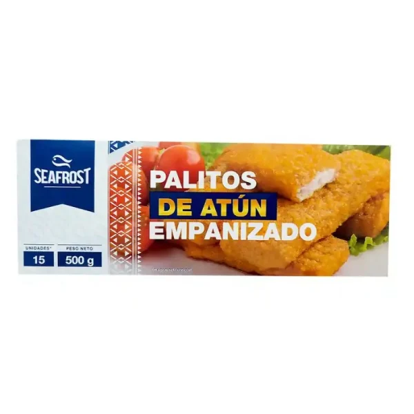 ATUN PALITOS EMPANIZADOS 500 GR SEAFROST