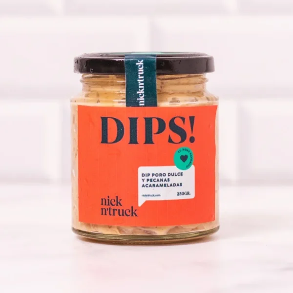 DIP PORO DULCE Y PECANAS ACARAMELADAS 250 GR NICK N TRUCK