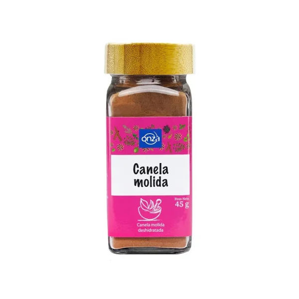 CANELA MOLIDA POTE VIDRIO 45 GR ONZA