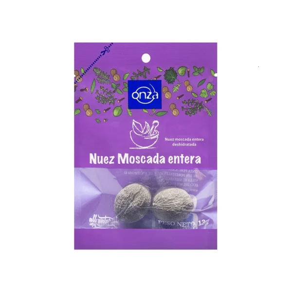 NUEZ MOSCADA ENTERA SOBRE 13 GR ONZA