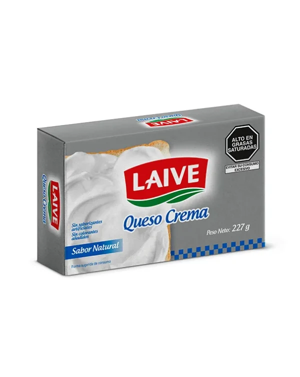QUESO CREMA LAIVE BARRA 227 GR LAIVE