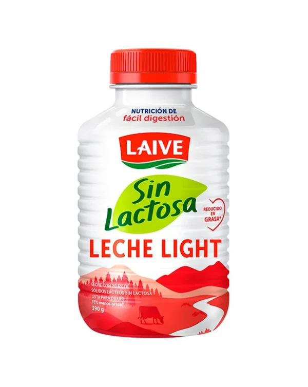 LECHE LAIVE SIN LACT. LIGHT BOT 390 GR LAIVE