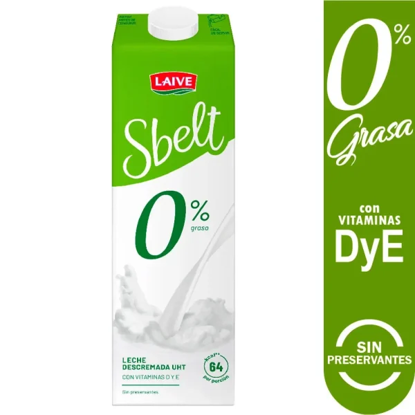 LECHE UHT SBELT CAJA 946 ML LAIVE