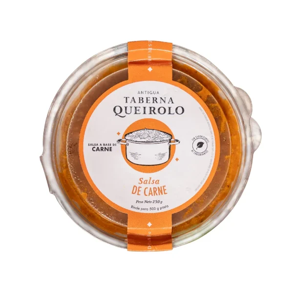 SALSA DE CARNE ENVASE 250 GR TABERNA QUEIROLO