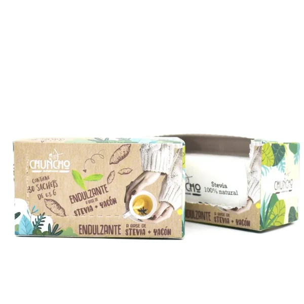 SACHET DE STEVIA + YACÓN 0.3 GR CHUNCHO FOODS