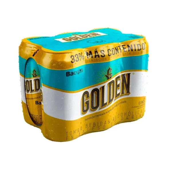 CERVEZA GOLDEN SIXPACK 473 ML GOLDEN