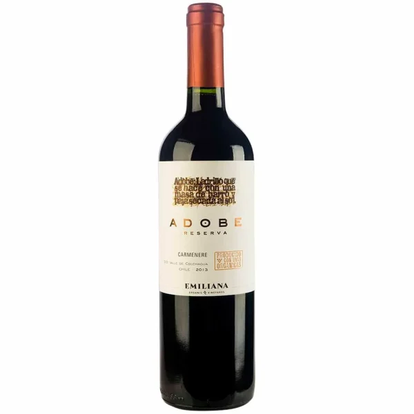 VINO ADOBE CARMENERE BOT 750 ML EMILIANA