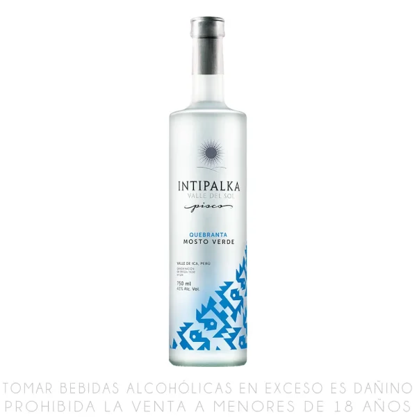 PISCO INTIPALKA QUEBRANTA MOSTO VERDE 750 ML INTIPALKA