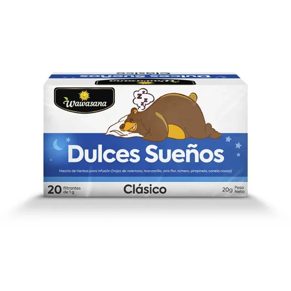 INFUSION DULCES SUEÑOS CLASICO CAJA X20 UNID WAWASANA