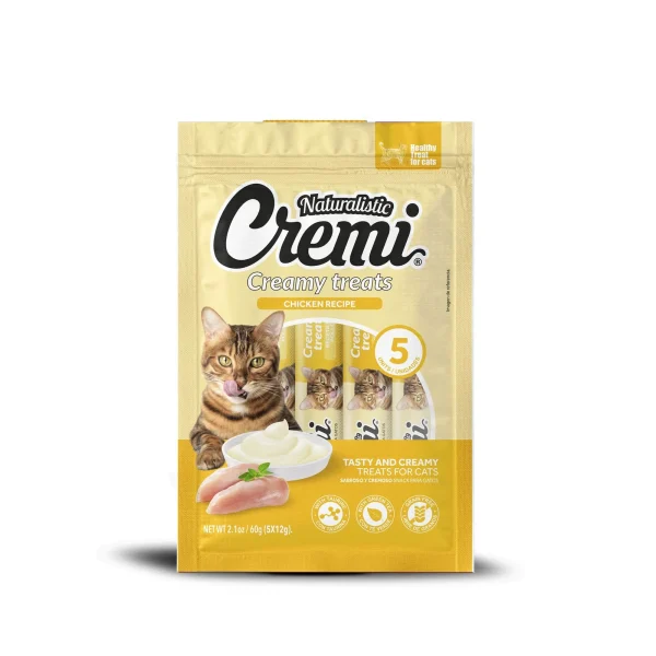 CREAMY TREATS CHICKEN RECIPE (5X12G) 60 GR CREMI