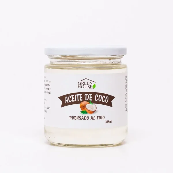 ACEITE DE COCO 335 ML GREEN HOUSE