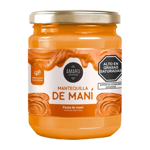 MANTEQUILLA DE MANI 410 GR AMARU SUPERFOODS